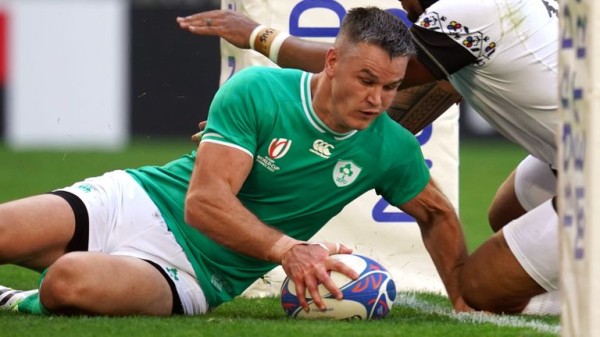 Ireland 82-8 Romania: Johnny Sexton stars on return as Irish romp to victory in Rugby World Cup opener
     
        Ireland 82-8 Romania: Johnny Sexton stars on return as Irish romp to victory in Rugby World Cup opener