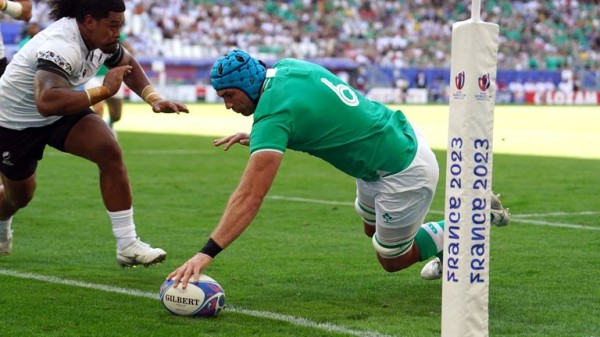 Ireland 82-8 Romania: Johnny Sexton stars on return as Irish romp to victory in Rugby World Cup opener
     
        Ireland 82-8 Romania: Johnny Sexton stars on return as Irish romp to victory in Rugby World Cup opener