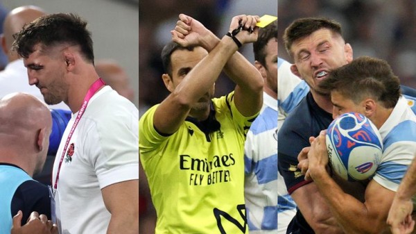 Rugby World Cup: Rugby union's head contact laws in spotlight after incidents on opening weekend
     
        Rugby World Cup: Rugby union's head contact laws in spotlight after incidents on opening weekend